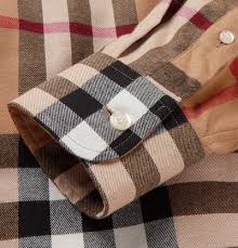 Burberry designer l flannel soft %100 cotton shirt large. Burberry Checked Cotton Flannel Shirt Men Camel Burberry