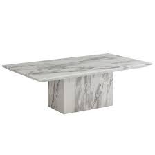 Portia Marble Coffee Table Rectangular In White Carerra Furniture In Fashion Stone Coffee Table Coffee Table Dining Table Marble