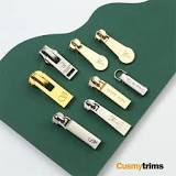 Different custom types of zipper pulls for brands