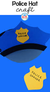 Paper Police Hat Craft A Dab Of Glue Will Do Community Helpers Preschool Crafts Community Helpers Preschool Community Helpers Crafts
