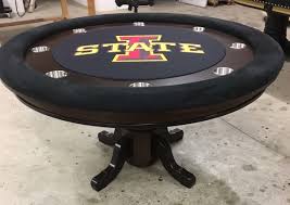 Pin On Round Sports Themed Poker Tables