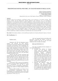 Located in the scenic eforie nord, ana hotels europa eforie nord offers elegant rooms with balconies and sea views. Pdf The Romanian Hotel Industry An Analysis Based On Real Facts