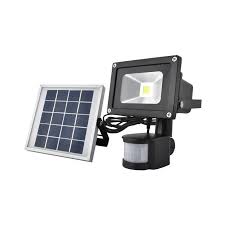 Proiector Solar Led Senzor De Miscare Incarcare Panou Solar Putere 10w Negru Emag Ro