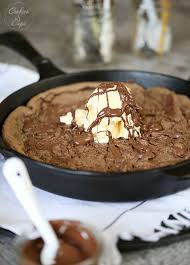 Chocolate Hazelnut Skillet Cookie Cookies And Cups Nutella Recipes Delicious Desserts Pizookie Recipe