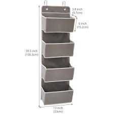 We did not find results for: Over The Door Organizer With 4 Pocket Hanging Storage Organizer For Pantry Baby Nursery Bathroom Closet Dorm 1 Pack Gray Walmart Canada