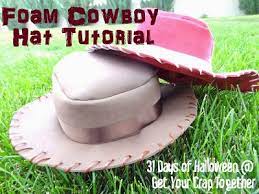 How To Make A Cowboy Hat From Foam Cowboy Hats Hat Tutorial Hats