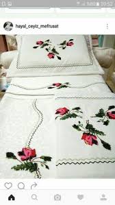 Most beautiful cross stitch hand embroidery patterns for bedsheets table cover cushion ☕ weight loss tea 19 Bed Sheet Ideas Bed Sheets Bed Designer Bed Sheets