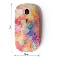 Amazon Com Stplus Rainbow Light Mosaic Pattern 2 4 Ghz Wireless Mouse With Ergonomic Design And Nano Receiver Co Wireless Mouse Rainbow Light Mosaic Patterns