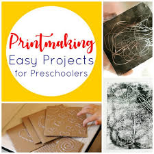 Printmaking for kids with recycled materials. Easy Printmaking Activities For Preschoolers Freshlyplanted