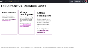 The default size may be too small or big. Pixels Vs Relative Units In Css Why It S Still A Big Deal 24 Accessibility