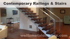 Enough to be called modern while being reserved. Interior Stairs Railings And Guardrails Contemporary Style Weltz Custom Metal Designs