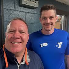 So fun to be in the @ymcaofnwnc family and see a good friend a now coworker  @duvalle10 loving the new job as sport director for Davie and Yadkin YMCAs  #firendship #newjob #ymca
