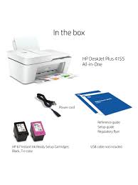Perfect, it's time to understand how to change cartridges in the hp printer to start. Hp Deskjet Plus 4155 All In One Printer Office Depot