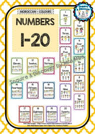 back to school number chart kids classroom decor moroccan