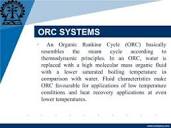 Organic rankine cycle | PPT