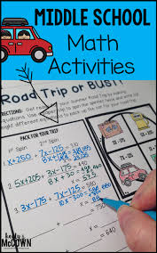 Fun math activities from preschool to high school. These End Of Year Middle School Math Activities Are No Prep And Ready To Ke Maths Activities Middle School Middle School Activities Math Projects Middle School