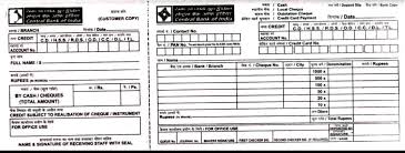 Bank deposit slip pdfs / ebooks. Neft Forms Central Bank Of India Cash And Cheque Deposit Slip