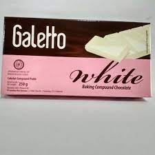 Nama lainnya adalah coklat batangan atau coklat compound (dark compound chocolate). Galetto White Chocolate Compound Colatta Coklat Putih Coklat Batang 250 Gr Shopee Indonesia