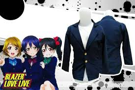 I liked the suitable colors. Jual Love Live Girl S School Uniform Blue Suit Blazer Anime University Kota Yogyakarta Loversshop Tokopedia