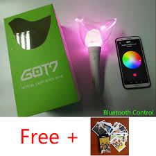 Kpop Got7 Ver2 Original Official Lightstick Album Concerts Glow Lamp Bird Light Stick Ver 2 Bluetooth Free Lomo Card Costume Props Aliexpress
