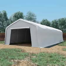 Vidaxl Tente De Rangement Pvc 5x10 M Blanc Tente De Jardin Camping 550 G M Pvc Camping Tente Panneaux Porte