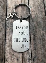 I Love You More The End I Win Personalized Initial Key Etsy A Com In 2020 Cute Gifts For Girlfriend Thoughtful Gifts For Boyfriend Boyfriend Anniversary Gifts