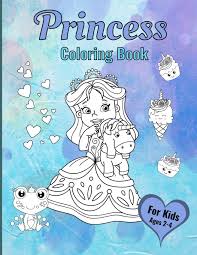 Princess Coloring Book For Kids Ages 2 4 Princesses Love Unicorns Kittens Puppies Llamas And Cupcakes Booknook Aunt Mels 9798602747973 Amazon Com Books