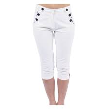 Preise vergleichen und bequem online kaufen! Calypso Weiss Caprihose Damen Hublot