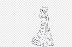 Mewarnai gambar sketsa untuk tk/paud/sd. Finger Gown Drawing Line Art Sketsa Gambar Garis Putri Putih Tangan Yang Lain Png Pngwing