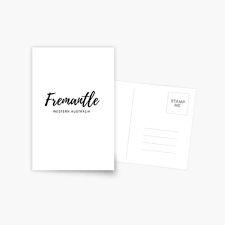 Fremantle Australia Perth Wa Freo Tourist Gifts Travel City Holidaygift Souvenir Freolove Fremantleprese In 2020 Text Design Printed Cards Postcard Design