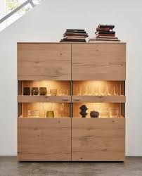 Wohnwand Anzio Holz 151 Breite 130 Cm 4 Tlg Gwinner Wohnwand Ikea Kuche Lagerung Highboard