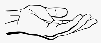 Check spelling or type a new query. Praying Hands Black And White Clipart Clip Art Guru Holding Out Hand Drawing Hd Png Download Kindpng