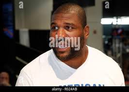 Quinton Jackson, light heavyweight champion of the Ultimate Fighting  Championship, attends the UFC 72 Victory, Odyssey Arena, Belfast, Northern  Ireland, Saturday, June, 16, 2007. (AP Photo/Peter Morrison Stock Photo