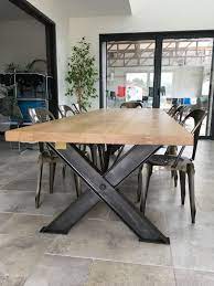 table industrielle table salle a manger table industrielle salle a manger bois
