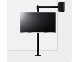 Mind you, this mount has undergone testing 4 times to ensure it can. B Tech Btftwa 2m L Blk Floor To Wall Swivel Arm Mount For Up 80 Inch Tvs 2m Pole Black