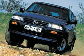 Image result for Garnet Red 1995 SsangYong