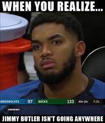Nba Memes Karl Anthony Towns On Jimmy Butler Facebook