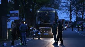 Bus (airportexpress or airportshuttle) or if you are travelling to dortmund airport from the west of dortmund (on the 440 bus or u47 tram. Germany Borussia Dortmund Bombing Suspect Arrested