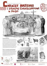 Ramka w kolorze białym z bezpieczną plexi. Chrzest Mieszka I Poczatki Chrzescijanstwa W Polsce Learn Polish Medieval Life History