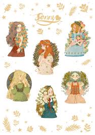 Sweet Girl On Behance Art Illustration Art Character Art