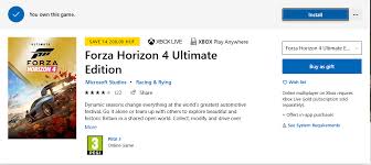 Unable To Install Forza Horizon 4 Windows 10