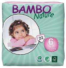 Bambo Nature Baby Diapers Classic Size 6 22 Count Baby