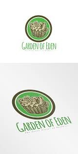 Garden Of Eden Green Grocer Logo Fruit Logo Typo Logo Garden Of Eden