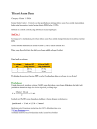 Check spelling or type a new query. Titrasi Asam Basa