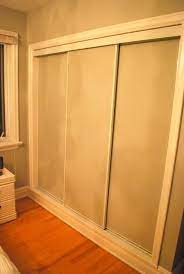 Painted Sliding Closet Doors Faux Trim