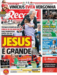 Manda ali em relação ao jorge jesus ganhar a taça libertadores com o flamengo, fico feliz por ele, disse. Jornais De Portugal Exaltam Jorge Jesus Apos O Flamengo Conquistar A Libertadores Flamengo Extra Online