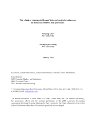 This is a south korea cho hung securities corporation swift code & bic code database website,we index and show more than 1 cho hung south korea bank swift codes. Pdf The Effect Of Commercial Banks Internal Control Weaknesses On Loan Loss Reserves And Provisions