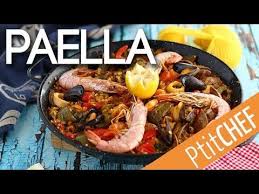 Recette De Paella Aux Fruits De Mer Comme En Espagne Ptitchef Com Youtube Paella Recette Paella Aux Fruits De Mer Paella
