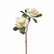 This product is no longer available. Set 6 Artificial White Magnolia Flower Stem Wedding Decor Silk Floral Magnolia Flower Flower Art Images White Magnolia