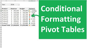 Check spelling or type a new query. How To Apply Conditional Formatting To Pivot Tables Excel Campus